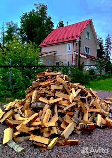 Дрова колотые Береза