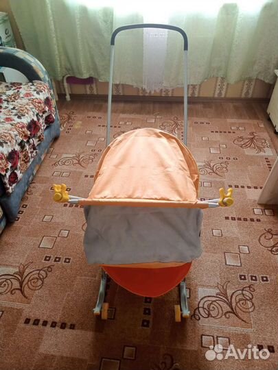 Детские санки коляска бу