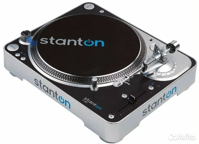 Виниловый проигрыватель Stanton + 2 пластинки
