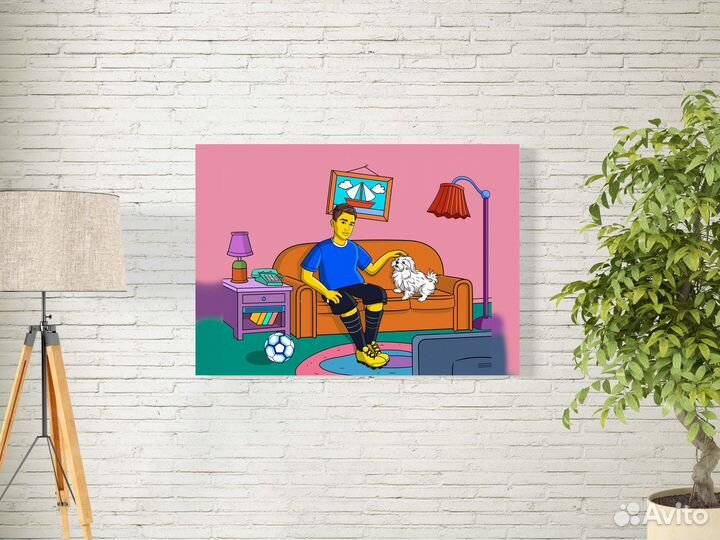 Портрет в стиле симпсонов