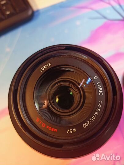 Panasonic 45-200mm f4-5.6 mega o.i.s. стабилизация