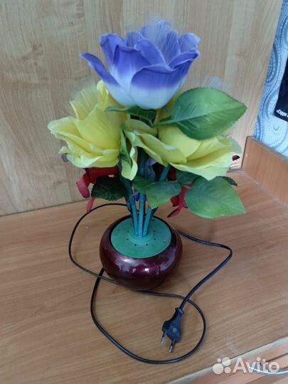 Светильник ночник цветы