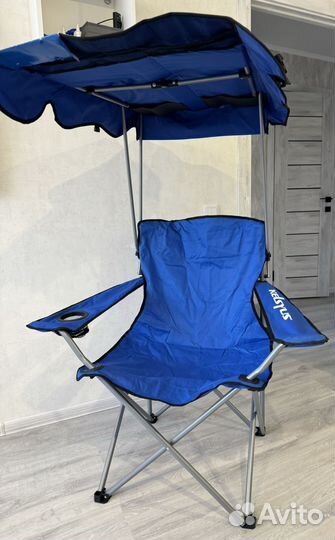 Кресло туристическое с навесом новое