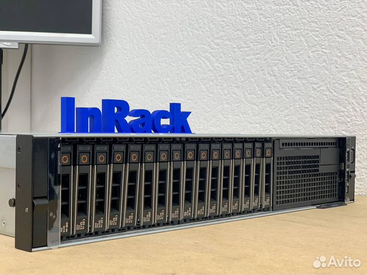 Сервер Dell R740 16SFF 2x Gold 6126 64GB