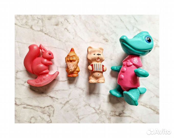 Игрушки пластиковые дутыши и резиновые СССР