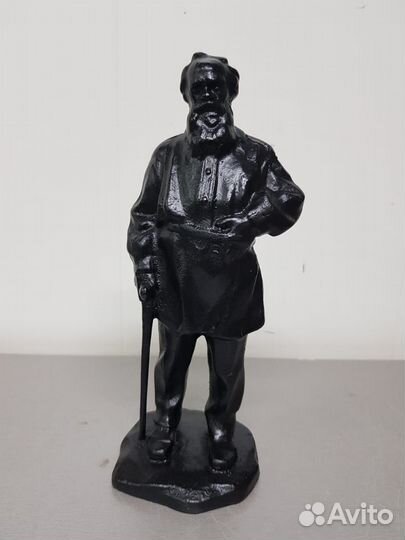 Статуэтка чугунная Лев Толстой Куса СССР