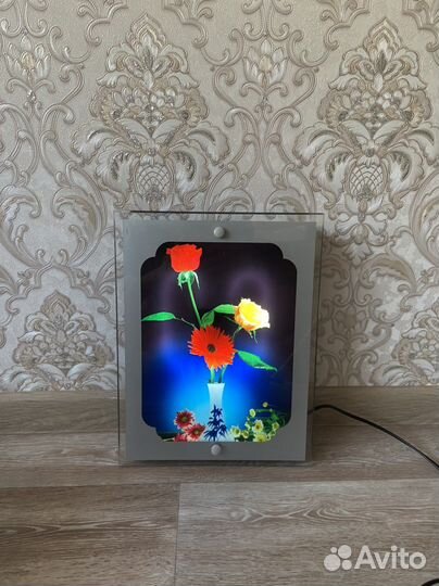 Картина светильник водопады