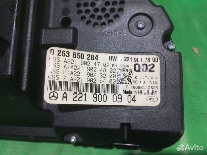 Панель приборов Mercedes S W221 M278 4.7 2013