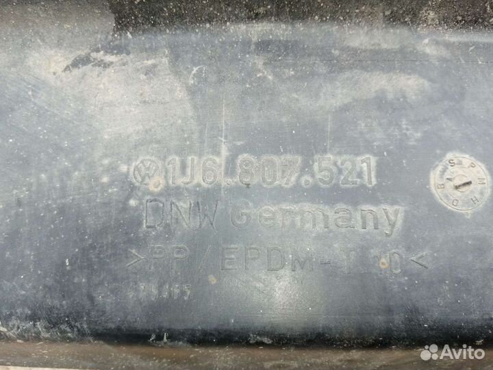 Юбка заднего бампера Volkswagen Golf 4 хетчбек