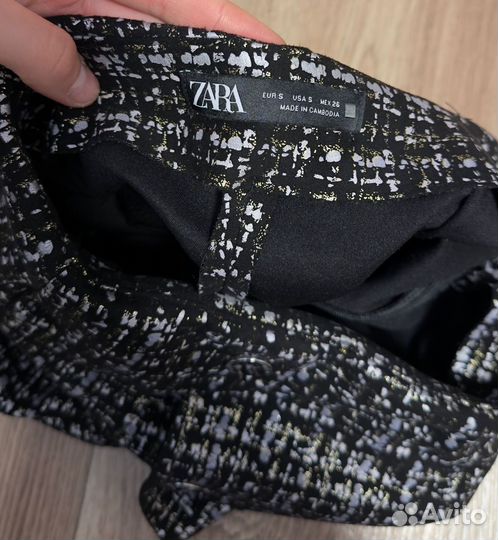 Твидовая юбка шорты