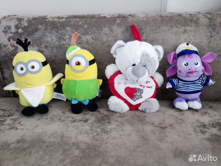 Мягкие игрушки миньон лунтик