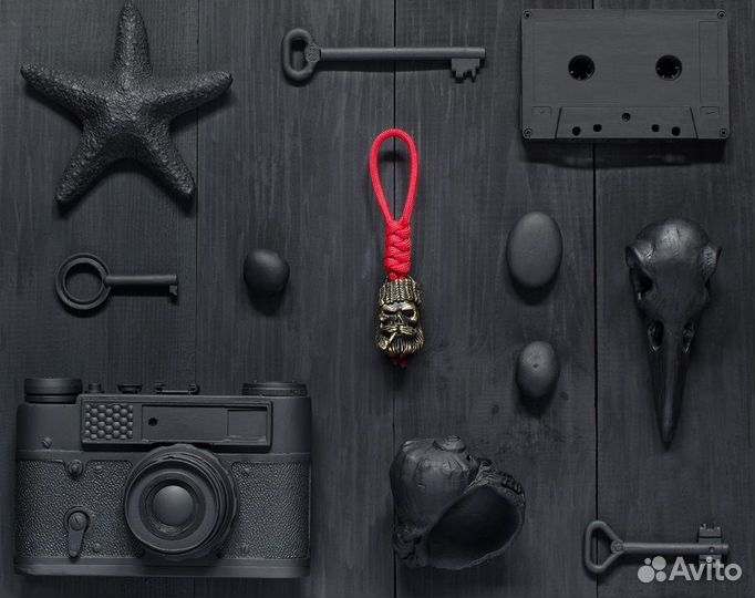 Большая бусина для темляка «Морской волк»