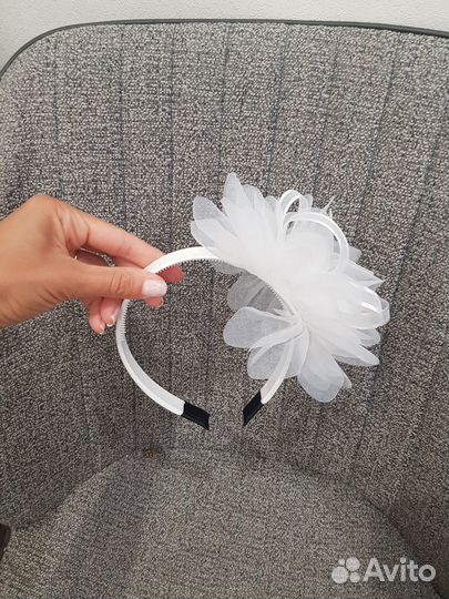 Ободок белый