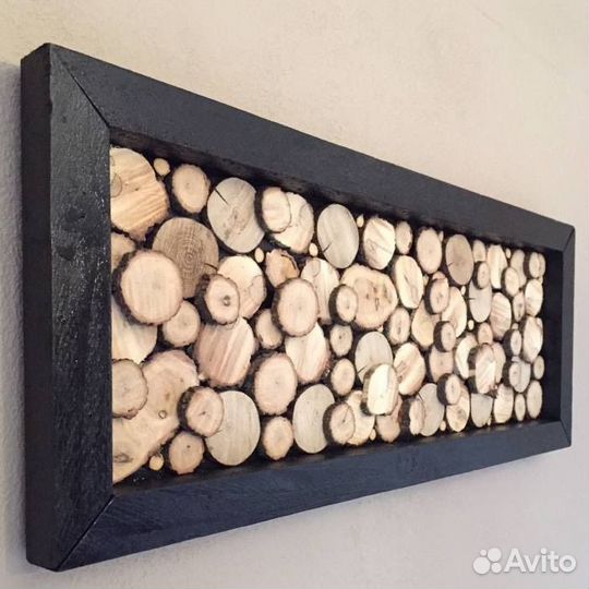 Картина панно из дерева