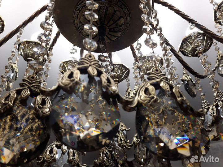 Люстра кованная бу 1год