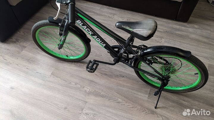 Велосипед скоростной детский black aqua Sport 20