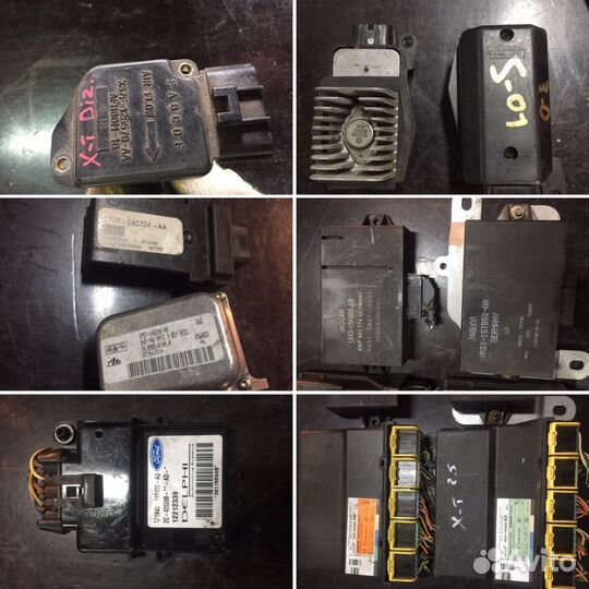 Электронные блоки jaguar s-type x-type xj