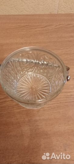 Ваза для фруктов хрустальная СССР