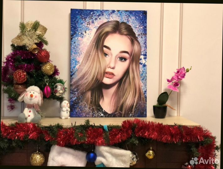 Портрет на холсте по фото