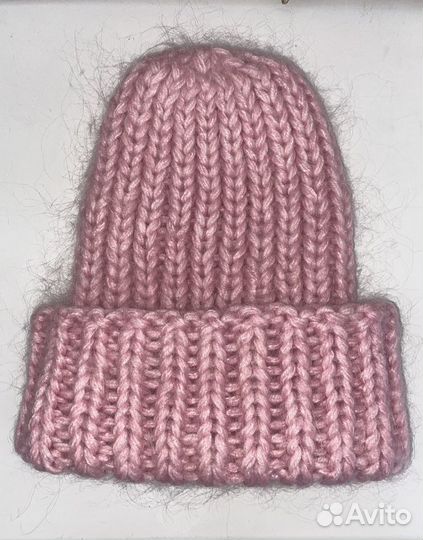 Шапка из мохера, новая