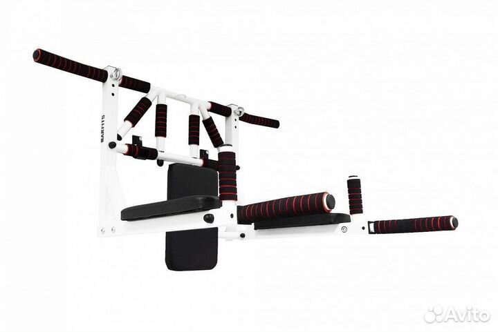 Турник 3в1 Premium 2.0 Бело-Черный