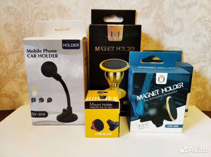 Автодержатель с беспроводной зарядкой Fasion CH-8