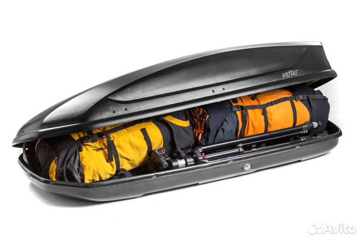 Автомобильный бокс Koffer А-440 черный матовый (44