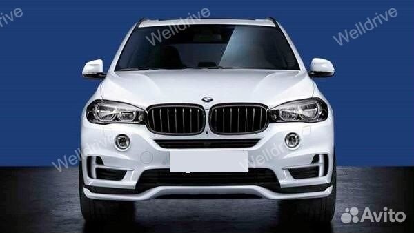 Сплиттер передний BMW X5 F15 без М пакета