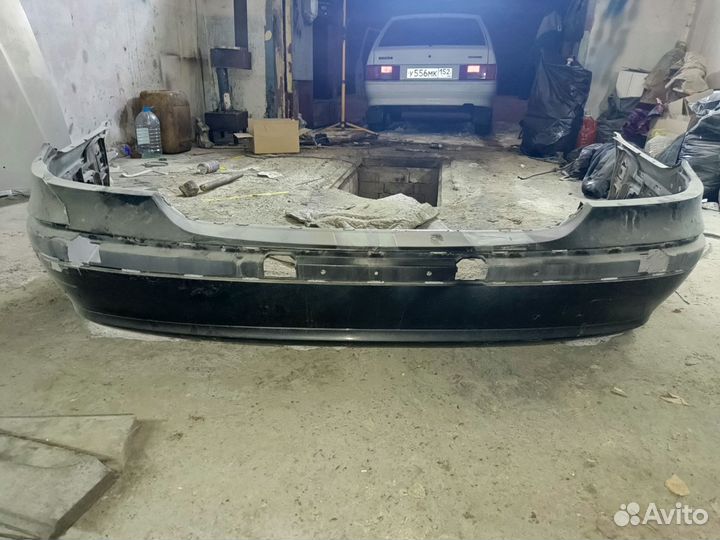 Задний бампер w211