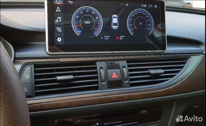 Магнитола Android Audi A6 C7 рестайлинг(2014-2017)