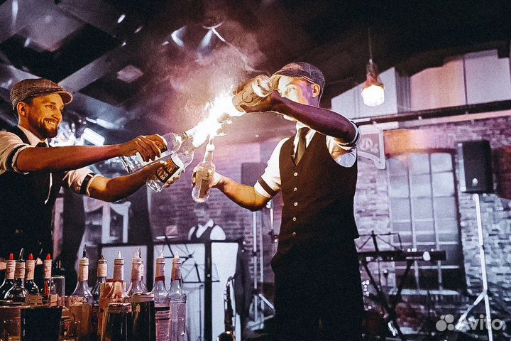 Выездной коктейль бар, Бармен шоу, Бар на welcome