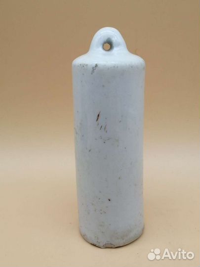 Старинная фарфоровая гиря для часов, выс. 13см mau