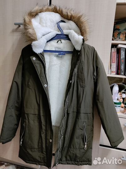Парка женская зимняя 42 44 с мехом