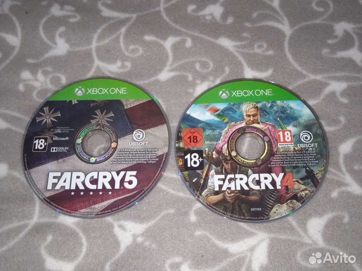 Игровые диски на xbox ONE 360 farcry 4, 