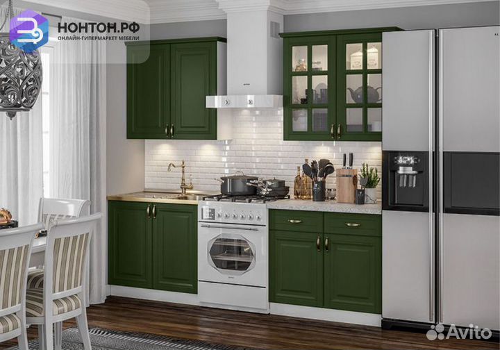 Кухня Престиж 1.6 зеленый