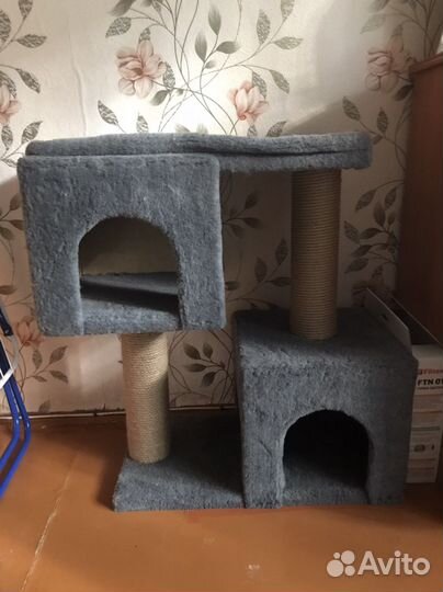 Домик для кошки с когтеточкой