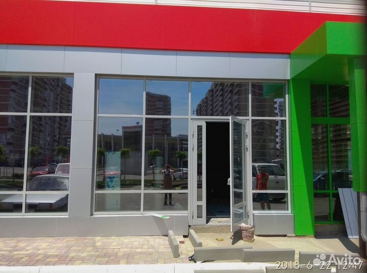 Алюминиевые окна двери витражи входные группы