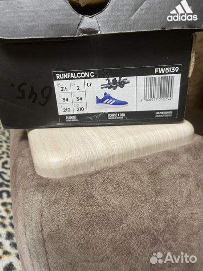 Кроссовки оригинальные adidas р34