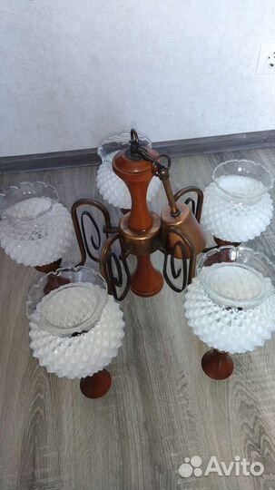 Люстра потолочная винтаж Югославия