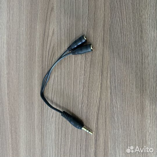 Переходник разветвитель аудио 3.5 мм jack