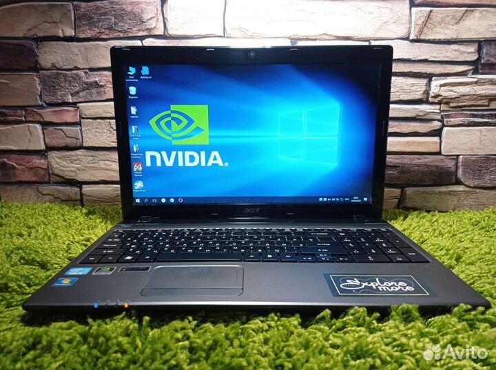 Мощный Acer Core i5-2430 8Gb 256Gb SSD GeForce