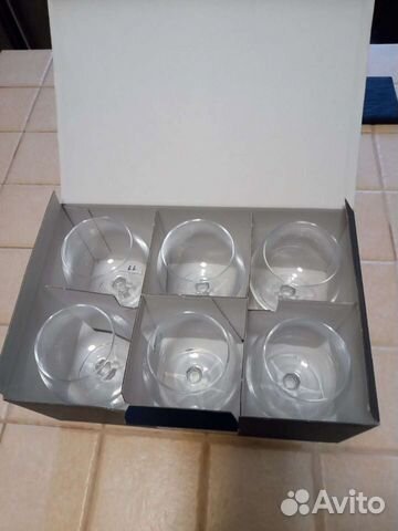 Бокалы для коньяка новые 6шт. Чехия