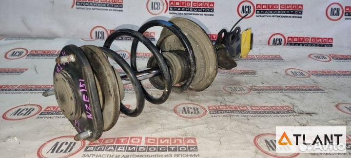 Стойка передняя левая toyota auris