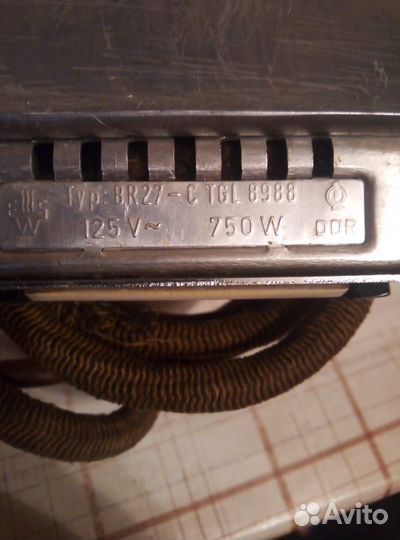 Утюг электрический 125 вольт. б/у. DDR