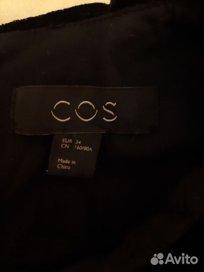 Бархатная блузка COS