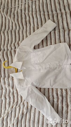 Рубашка белая для мальчика 98