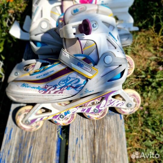 Роликовые коньки reaction, размер 36-41