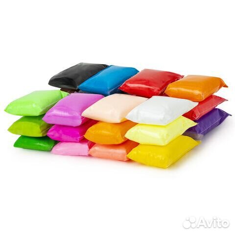 Пластилин супер лёгкий воздушный застывающий