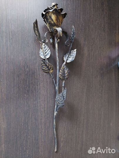 Роза кованная, ручная работа
