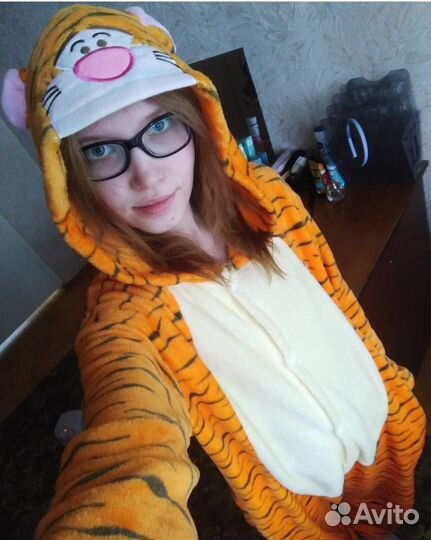 Кигуруми пижама костюм тигра тигруля